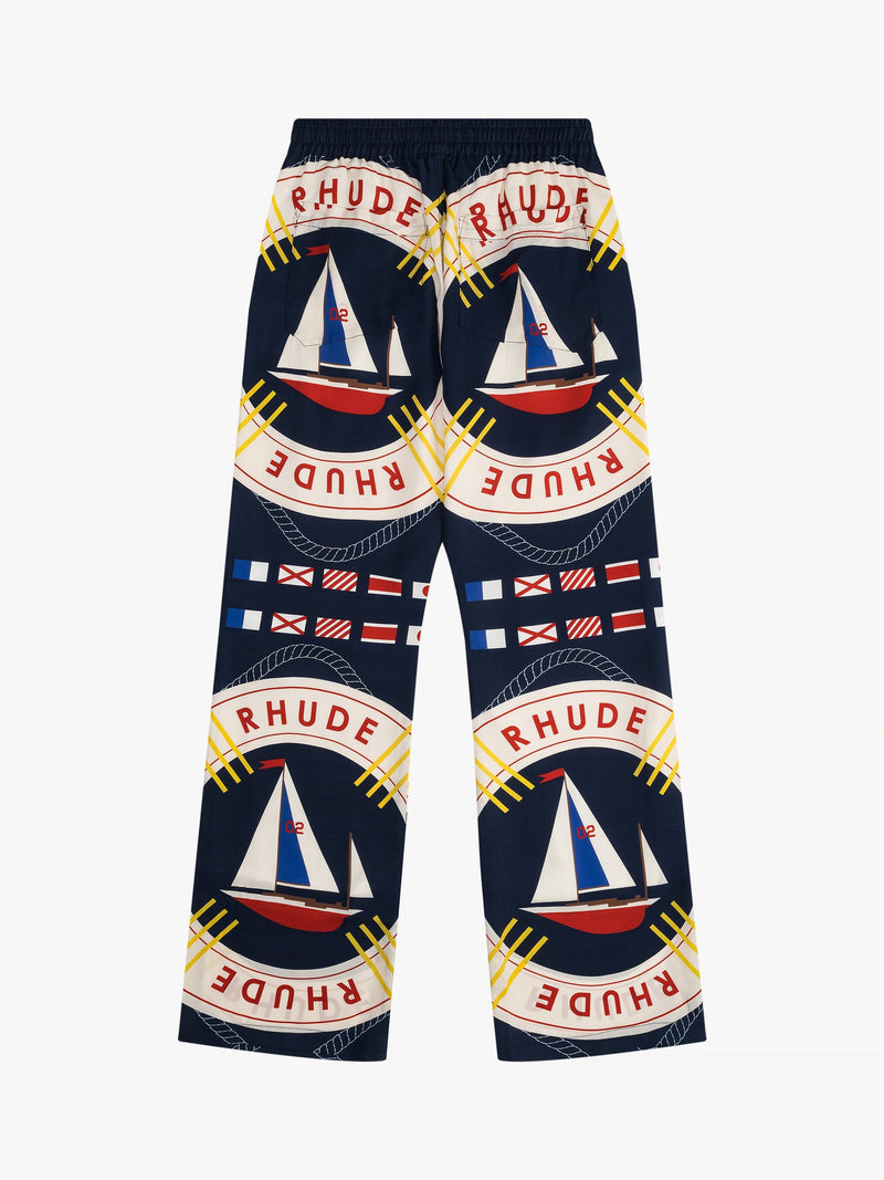 RHUDE FLAG SAIL SILK PANT