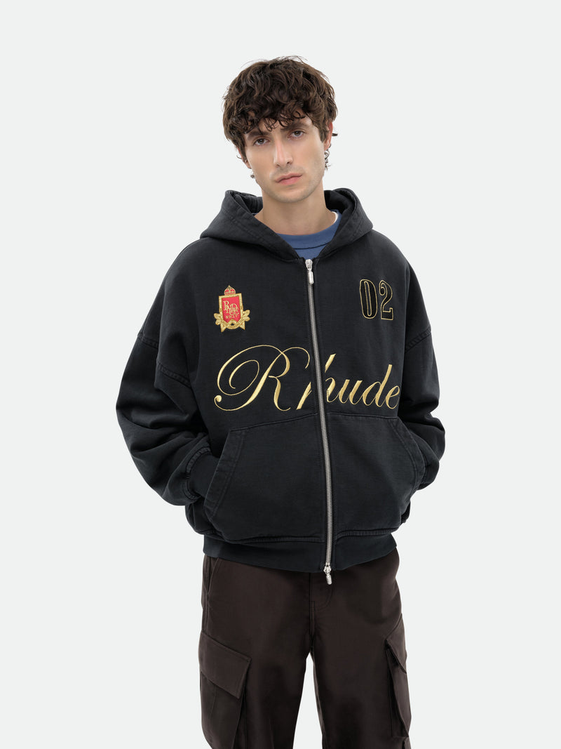 GSTAAD RHUDE ZIP UP HOODIE