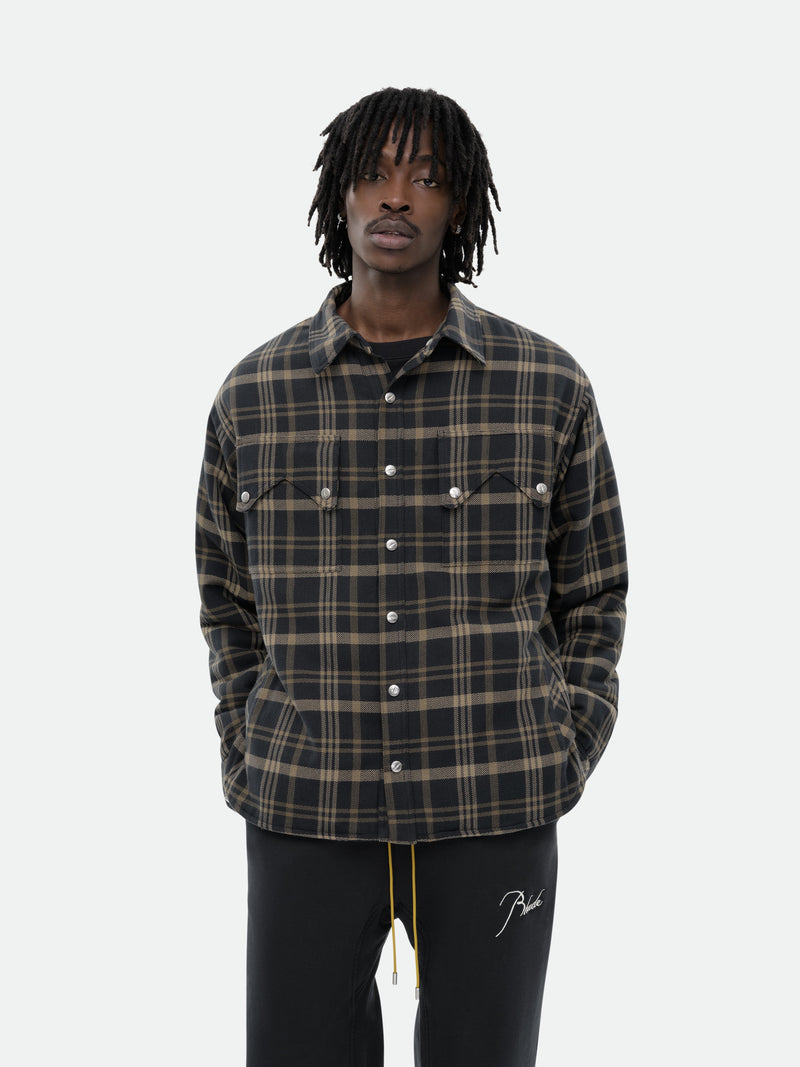 FLANNEL SHERPA OVERSHIRT