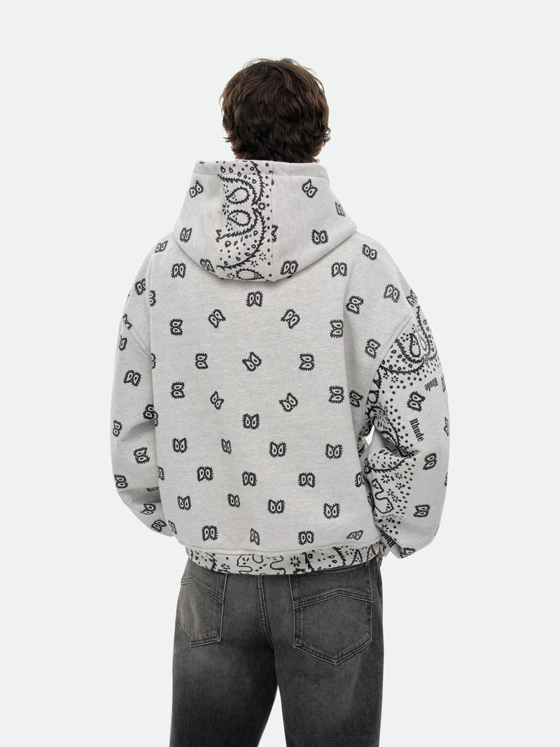 BANDANA PRINT HOODIE