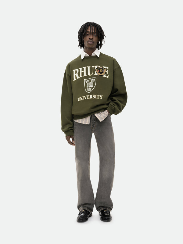 RHUDE OXFORD CREWNECK