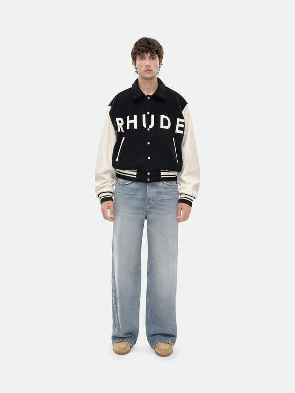 RHUDE COLLEGIATE VARSITY JACKET