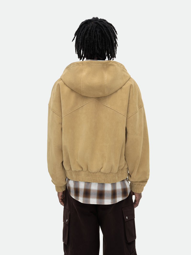 SUEDE RHUDE CREST HOODIE