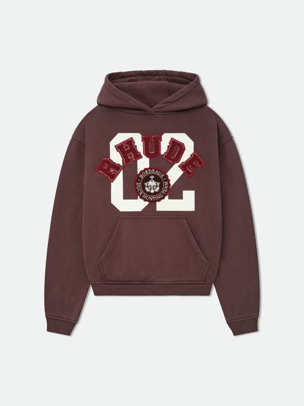 RHUDE CHENILLE HUNTING CLUB HOODIE