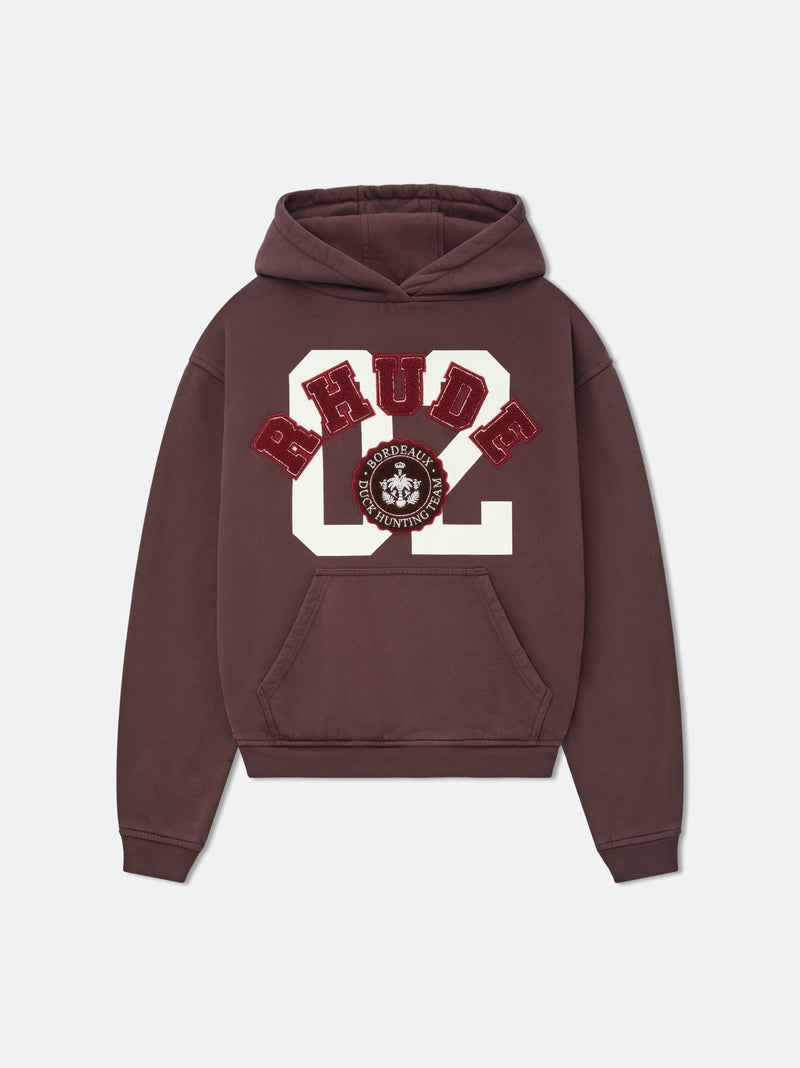 RHUDE CHENILLE HUNTING CLUB HOODIE