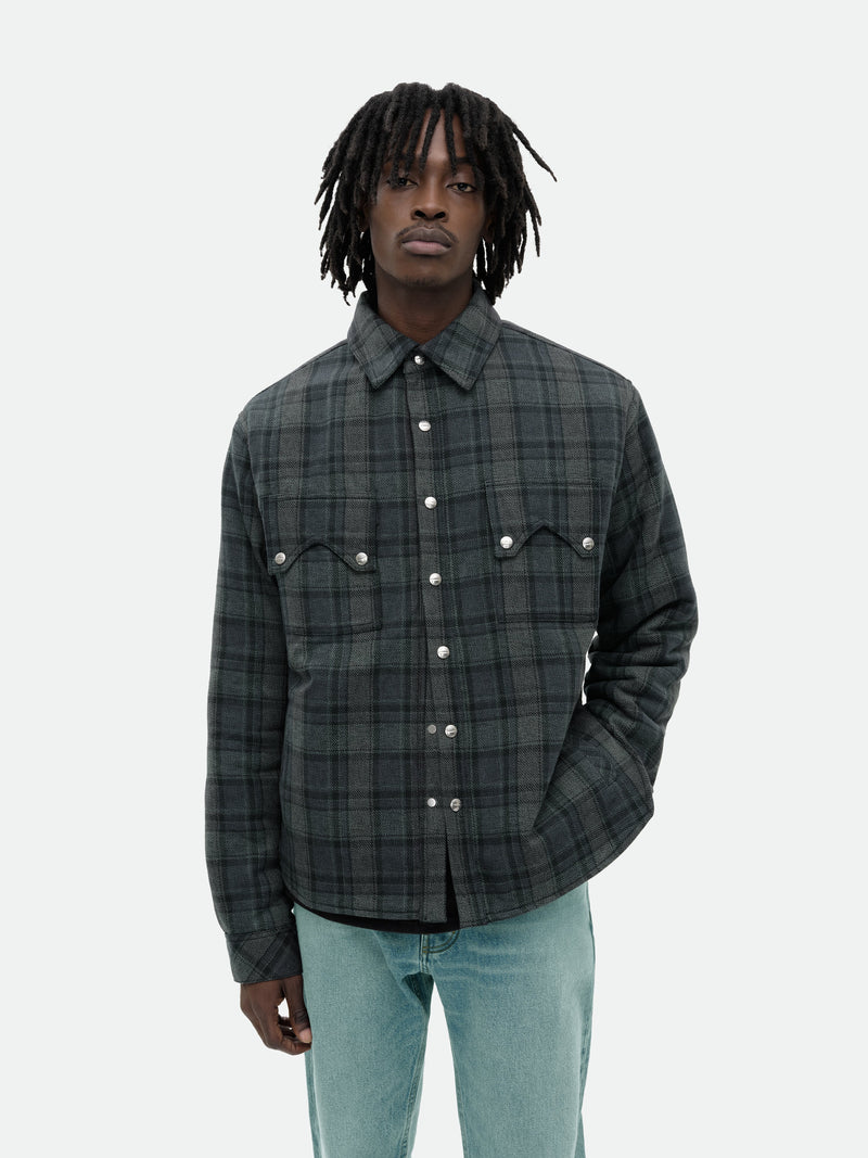 FLANNEL SHERPA OVERSHIRT