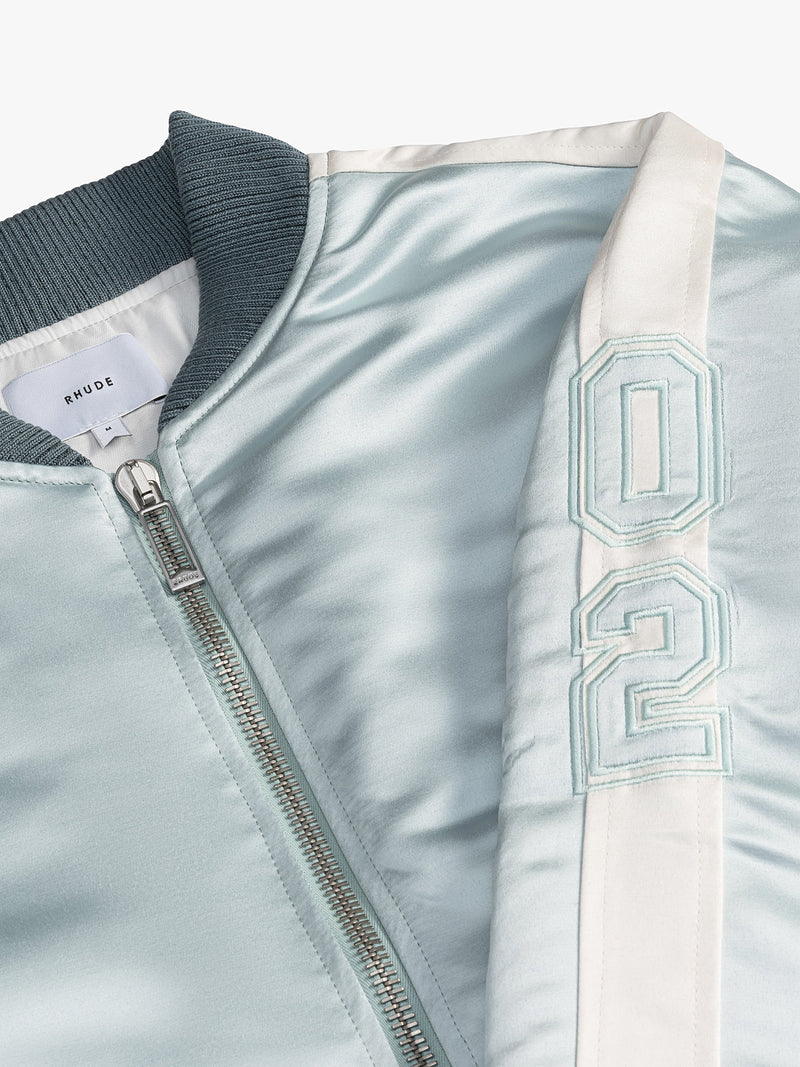 RHUDE BOYS 02 SATIN BOMBER