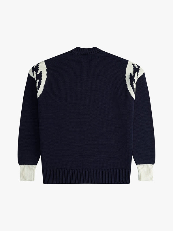 RHUDE LIGHTNING KNIT CARDIGAN