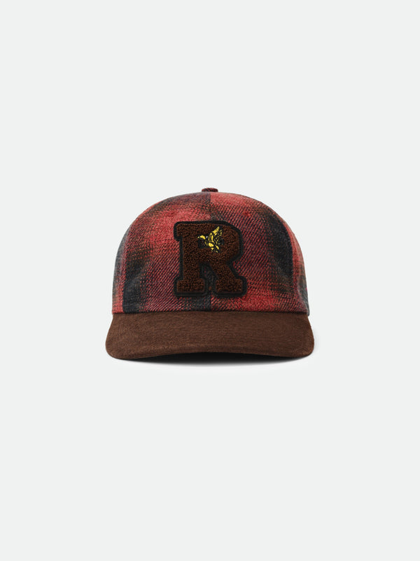 FLANNEL R PATCH 6-PANEL HAT