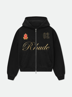 GSTAAD RHUDE ZIP UP HOODIE