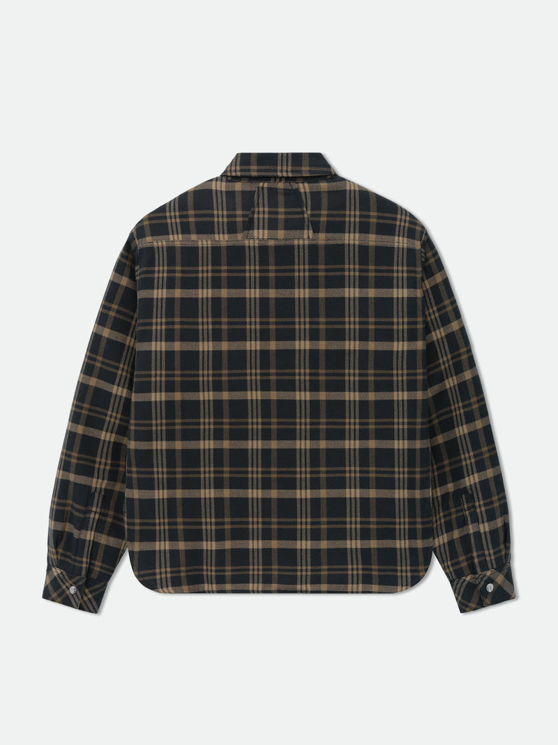 FLANNEL SHERPA OVERSHIRT