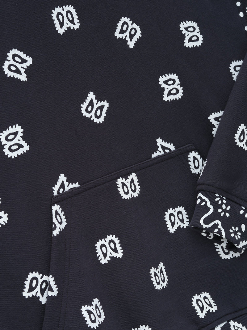 BANDANA PRINT HOODIE