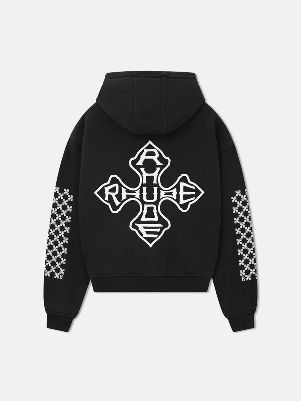 CROSS ZIP-UP HOODIE