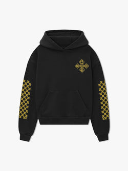 RHUDE CROSS LOGO HOODIE