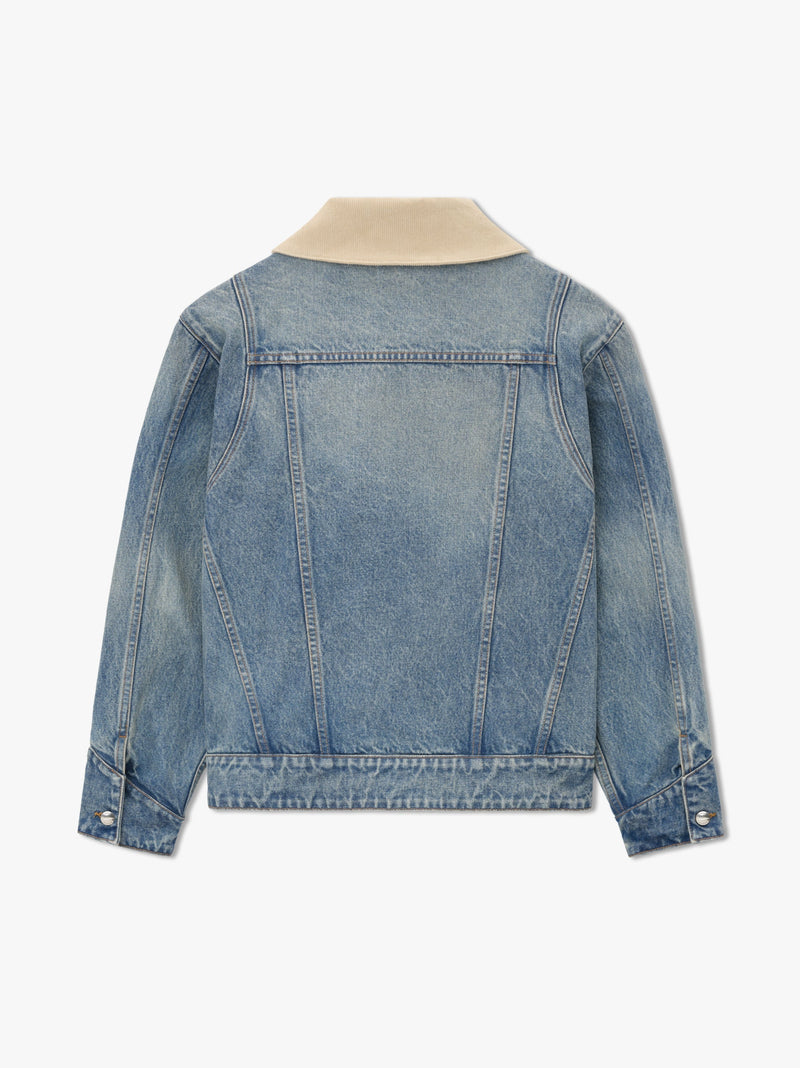 WESTERN ZIP UP DENIM JACKET