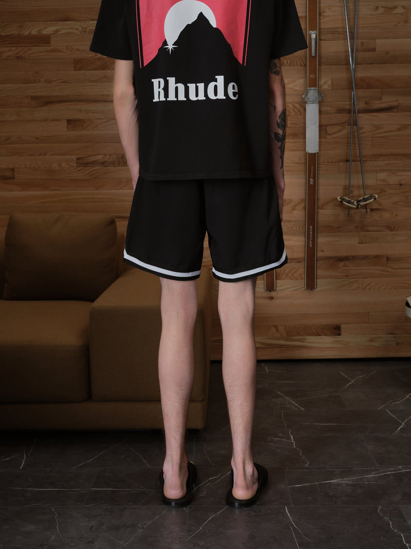 RHUDE BASKETBALL SWIM TRUNKS