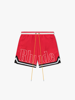 RHUDE BASKETBALL SWIM TRUNKS