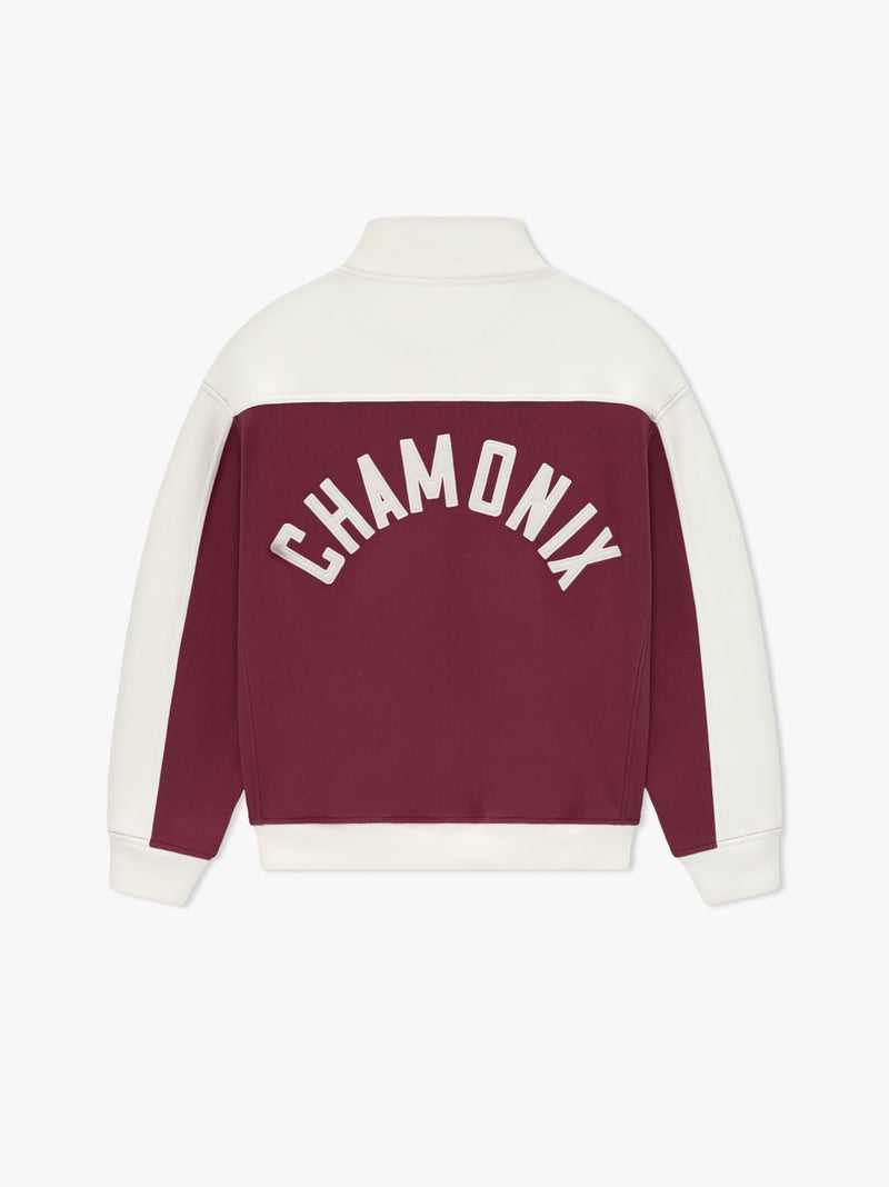 RHUDE CHAMONIX QUARTER-ZIP VARSITY