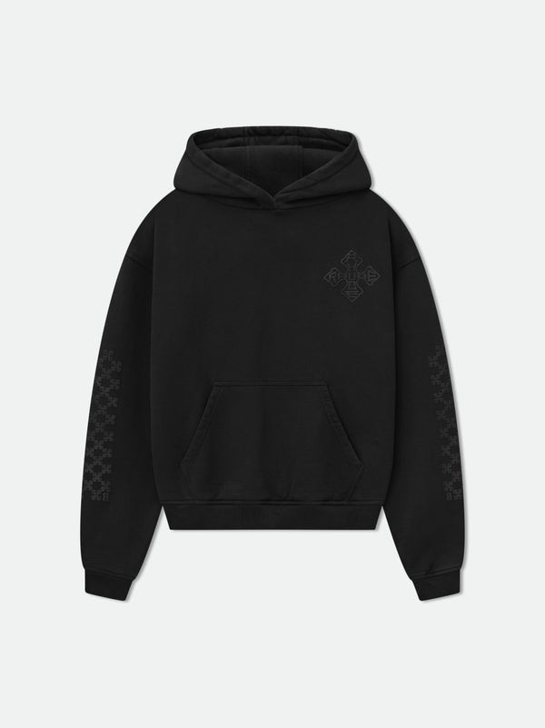 RHUDE CROSS LOGO HOODIE