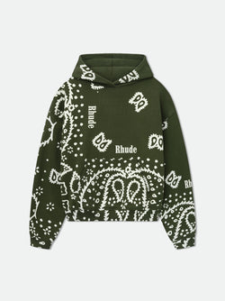 BANDANA PRINT HOODIE