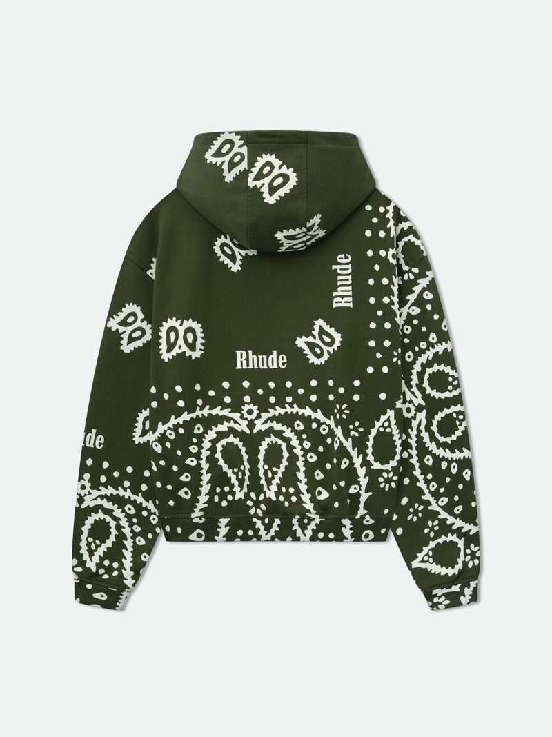 BANDANA PRINT HOODIE