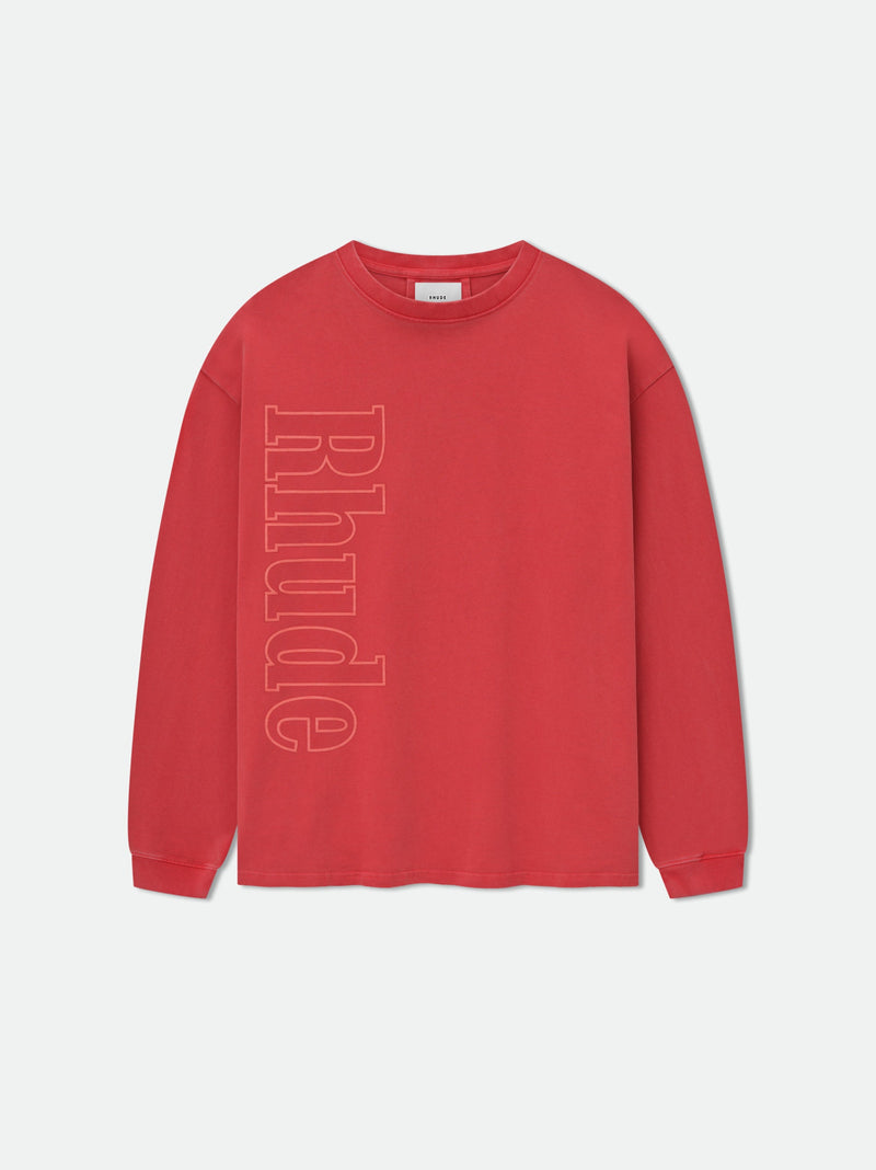 RHUDE SIDE LOGO LS TEE