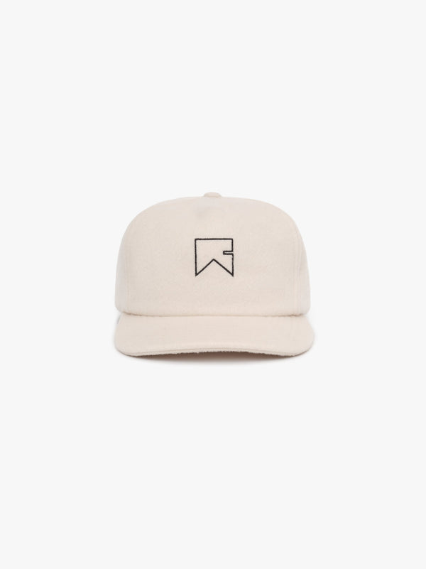 CASHMERE CHEVRON LOGO HAT