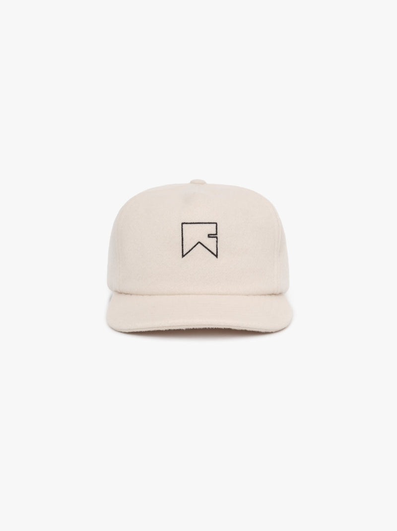 CASHMERE CHEVRON LOGO HAT